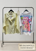 Handbemalte Frida Jeansjacke