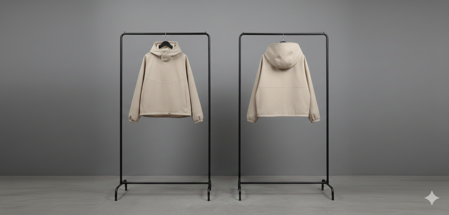 Jacke/Kapuze/Kordel