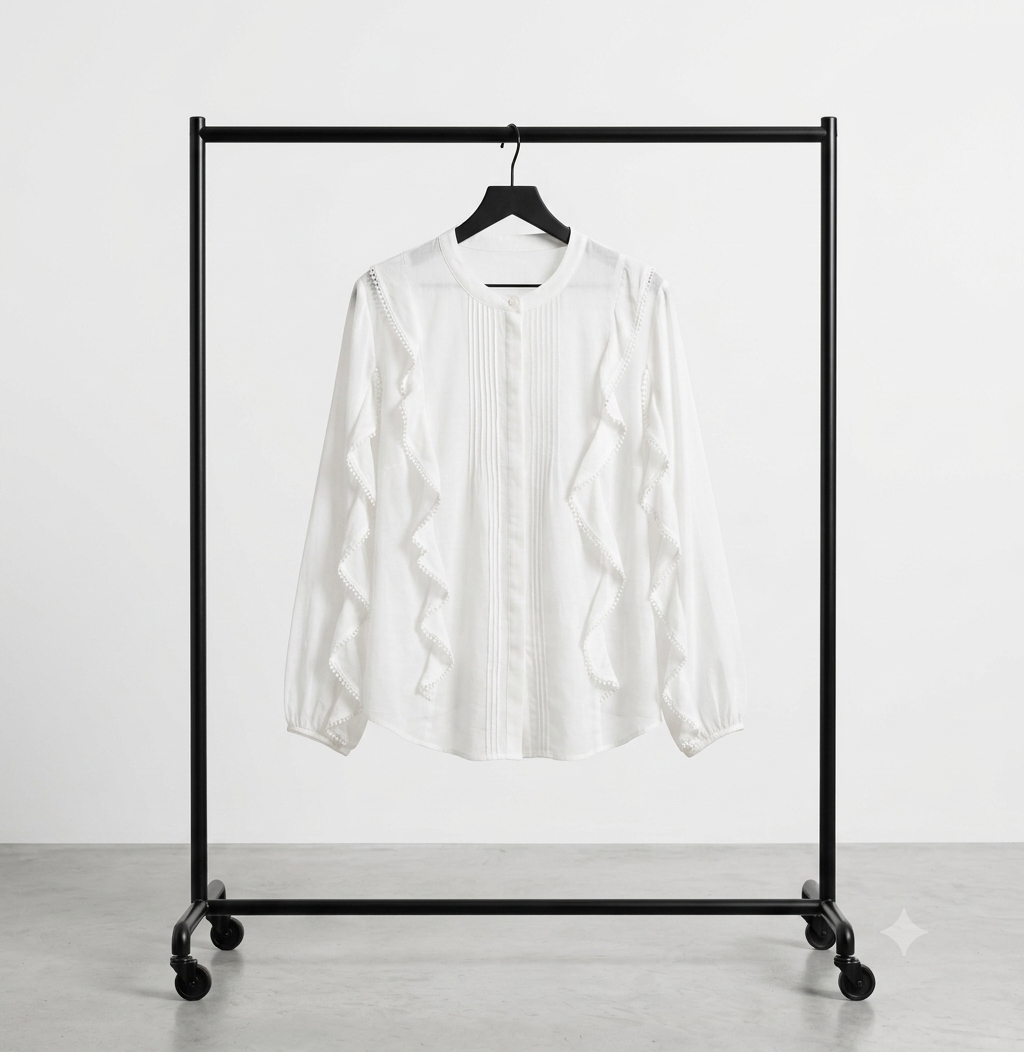 Fließende Bluse Boho Romantik Stil