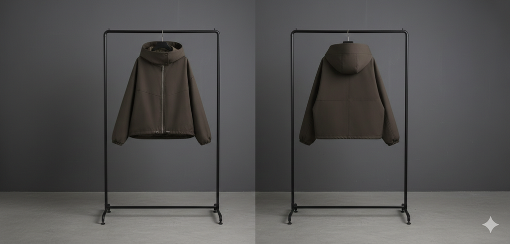 Jacke/Kapuze/Kordel