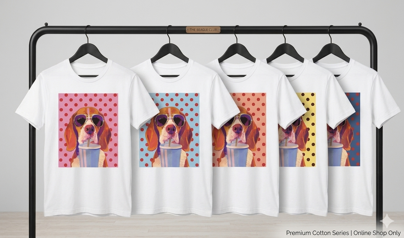Shirt/Hund/Brille