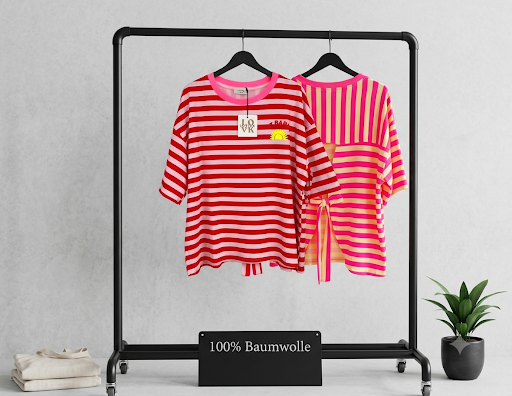 Oversize Shirt mit Schleife