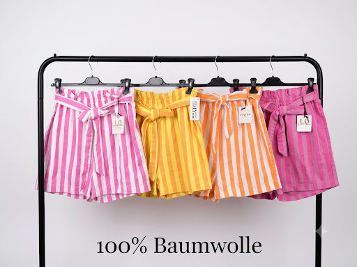 Shorts breite Streifen