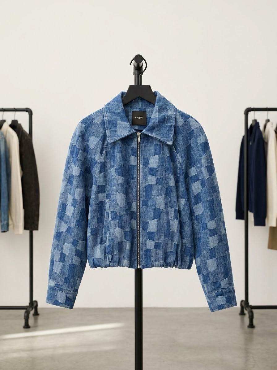 SchachbrettBomberjacke
