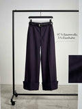 Weitgeschnittene Baumwollhose