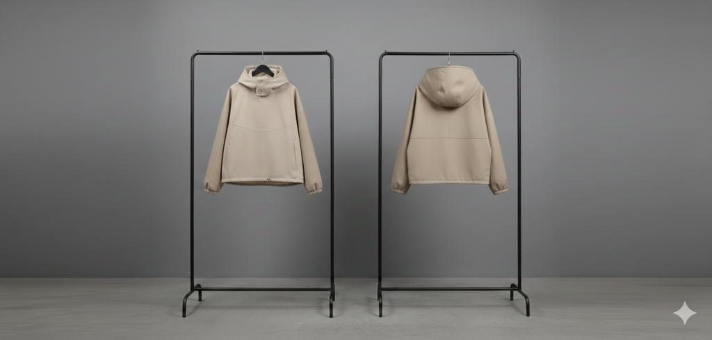 Jacke/Kapuze/Kordel