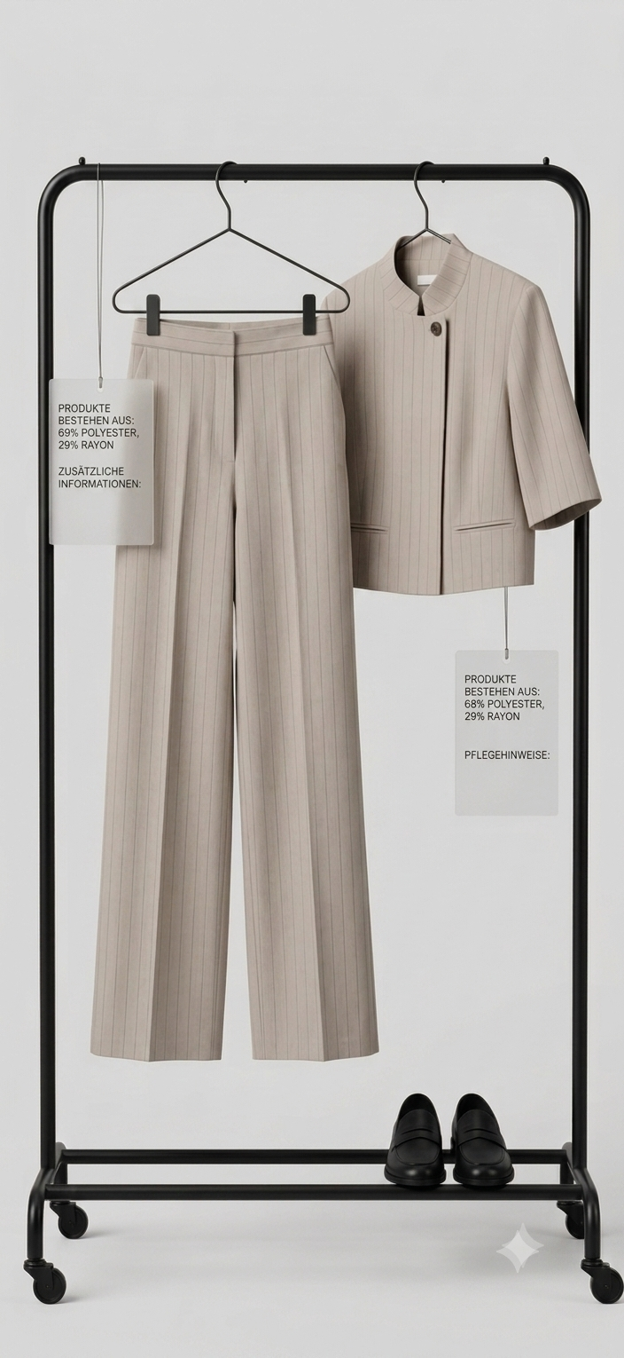 Nadelstreifen Hose