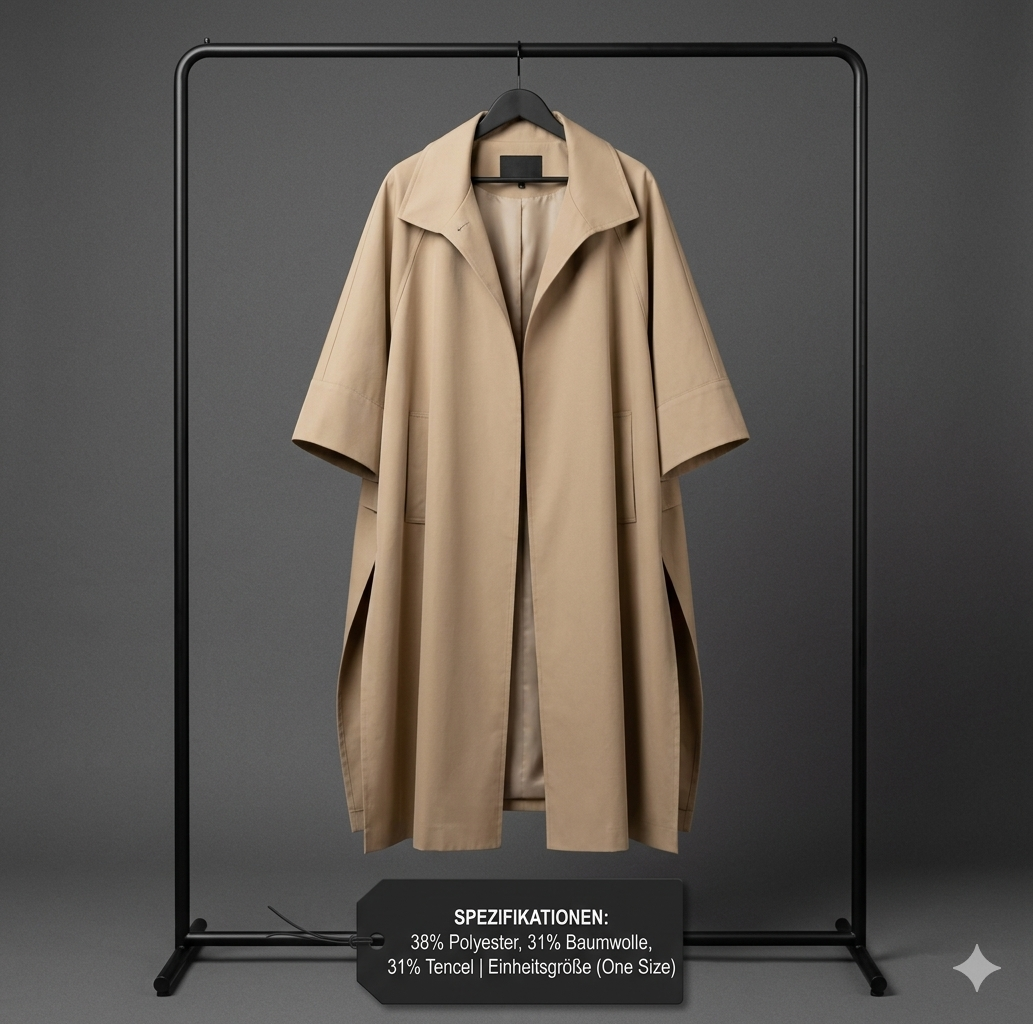 Trenchcoat ungefüttert/lang