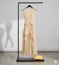 Kleid lang Rüschen