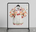 Blumenstickerei Bluse
