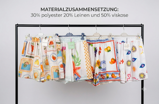 Shorts mit Motive