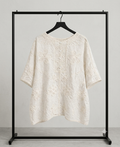 Bestickte Oversizebluse