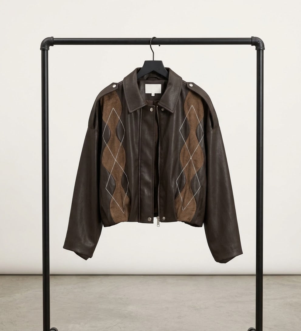 KunstKaroLederjacke