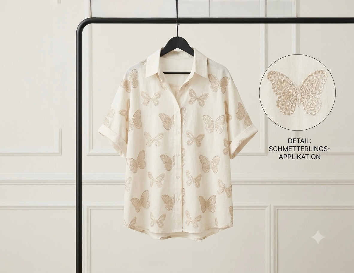 Bluse Schmetterling