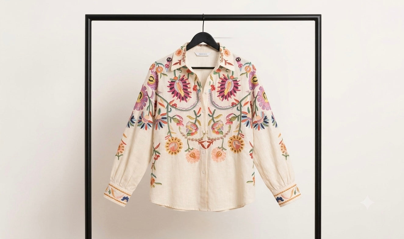 Bluse modischer Druck
