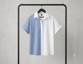 Bluse halb bedruckt