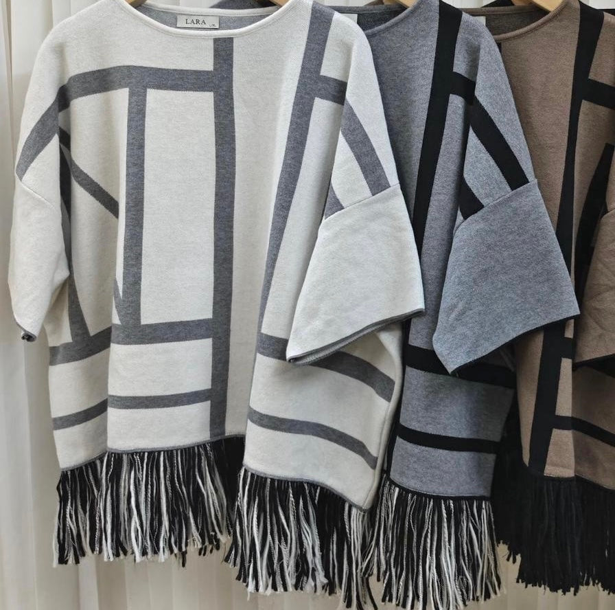 Pullover/Fransen