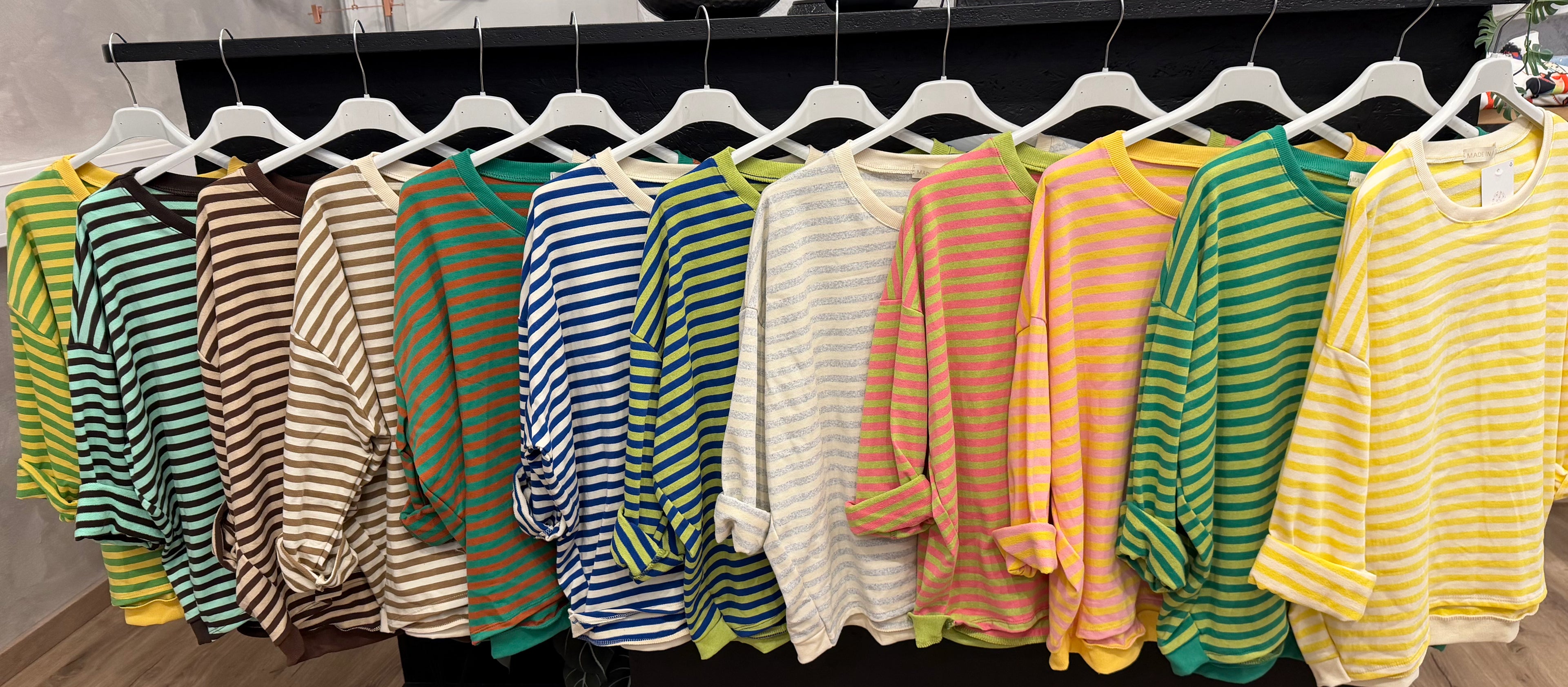 Sweatshirt/gestreift