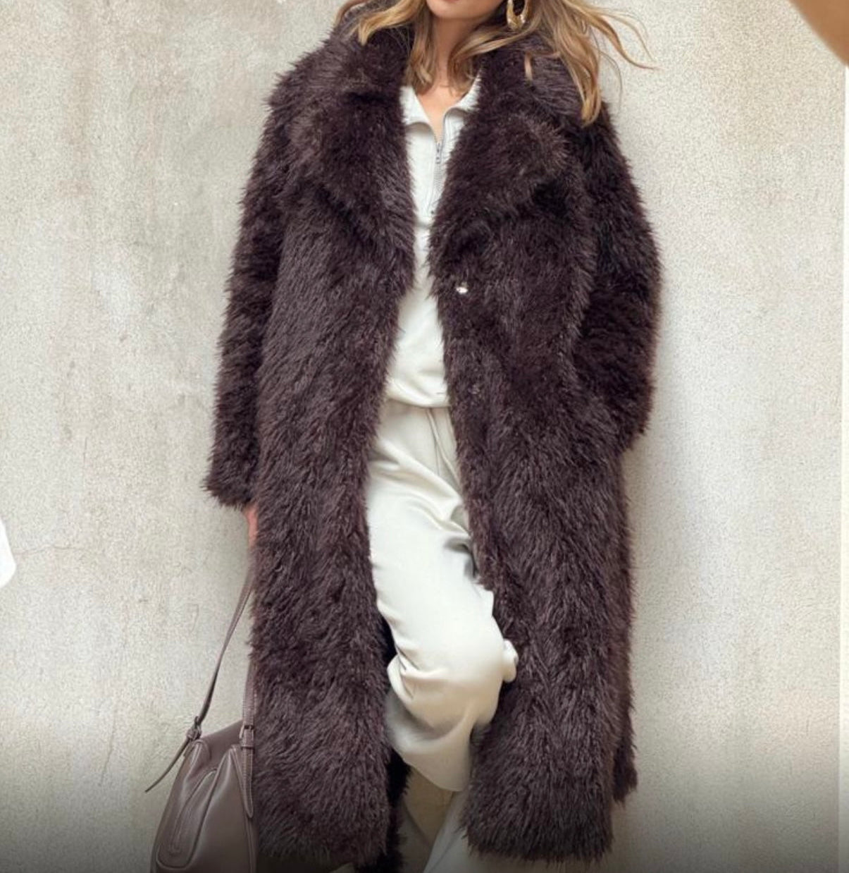 Fakefur Mantel