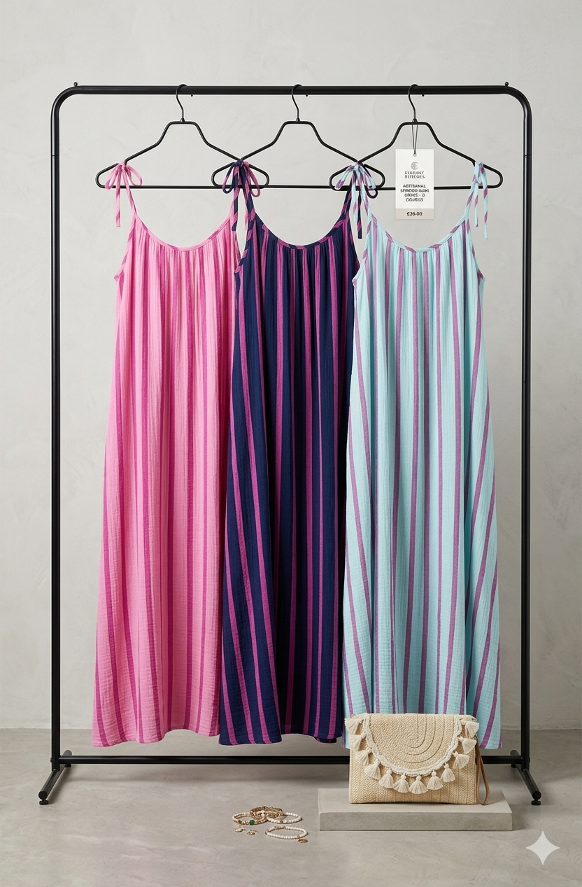 Streifenkleid