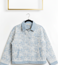 Jeansjacke/flower
