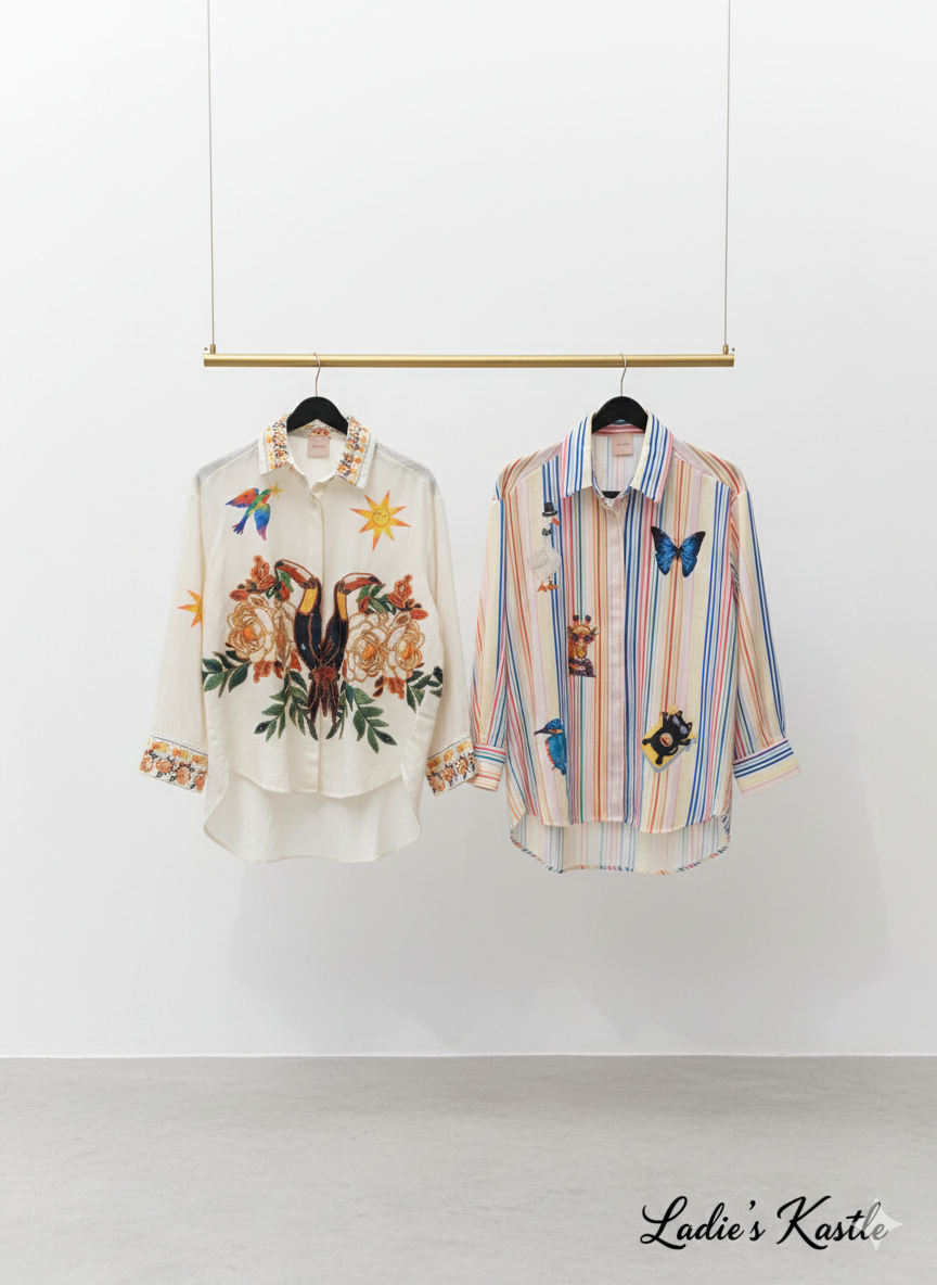 Bluse/Aufdruck