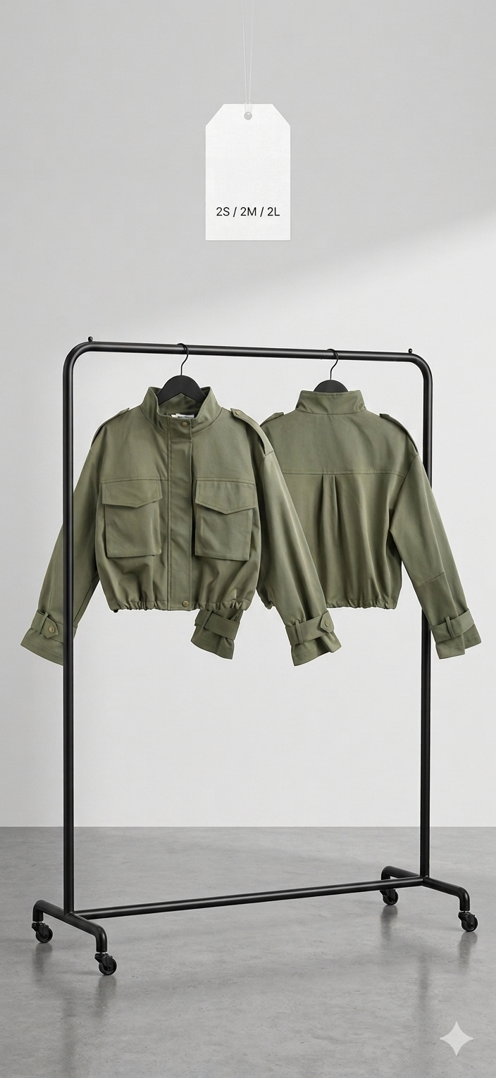 Jacke/kurz/taschen/vorne