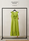 Leinenkleid Rüschen