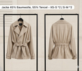 Trenchcoat Gummizug