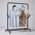 Bluse Papagei