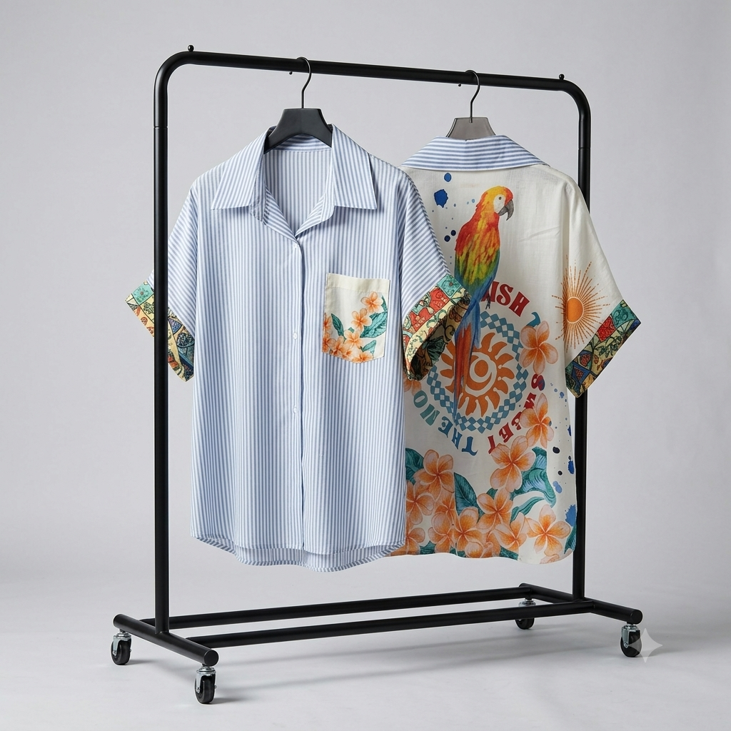 Bluse Papagei