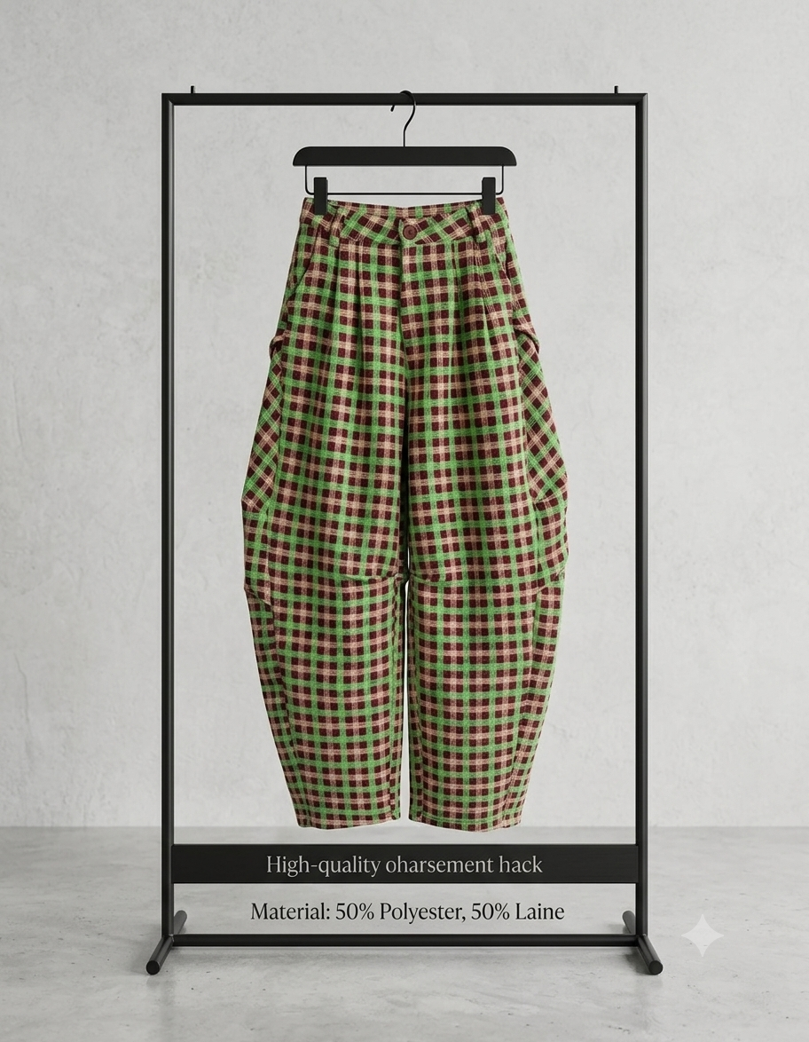 Karierteballonhose
