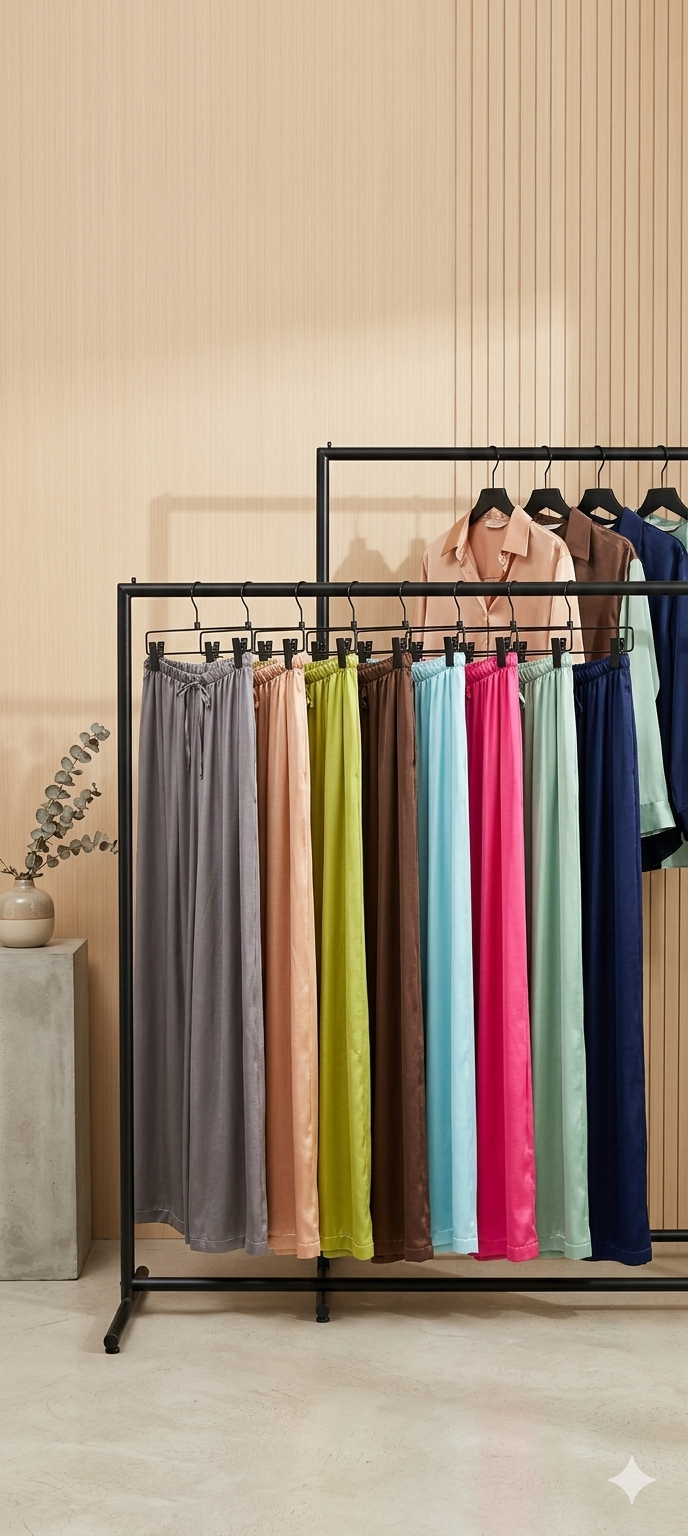 Fließende Viscose Hose